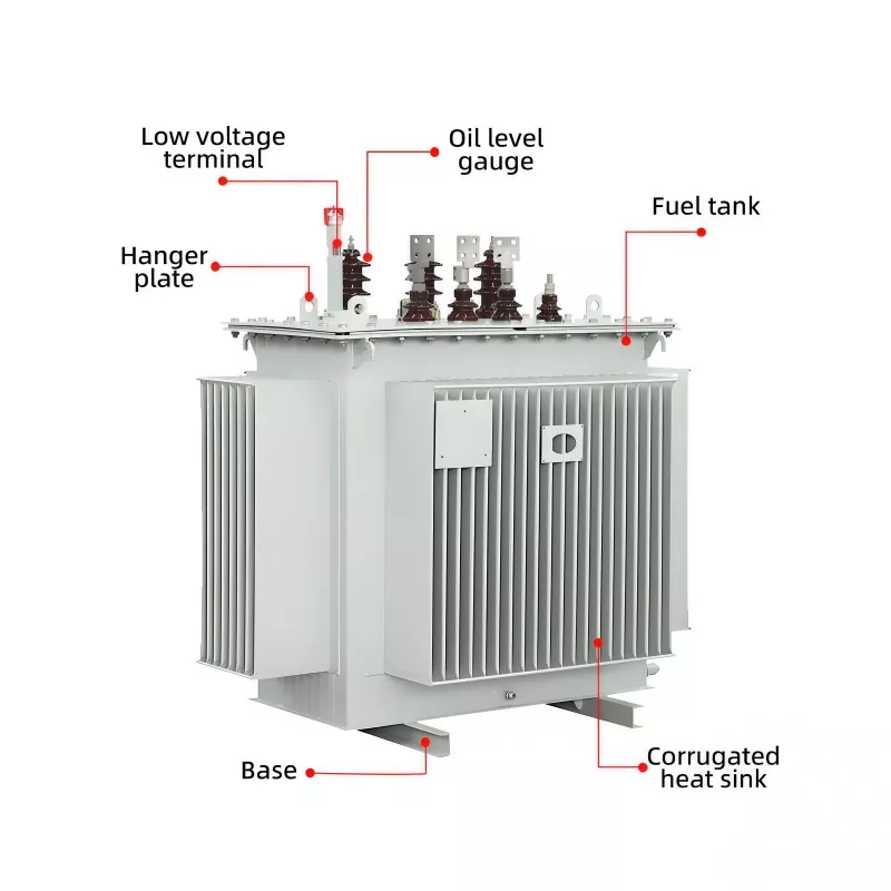 11KV Vstup 0,4KV Výstup Trojfázový olejový ponorný transformátor