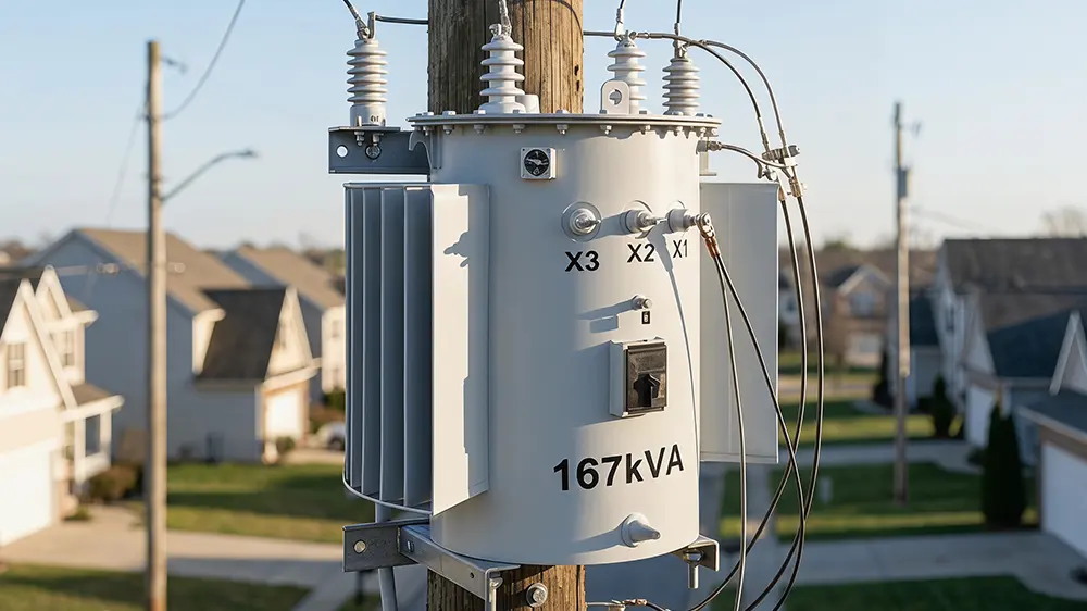 Montovaný transformátor pre globálne siete distribúcie energie